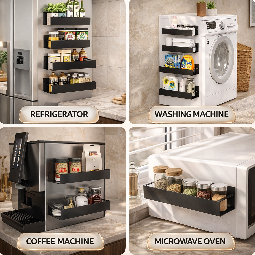 SnapNest® Magnetic Kitchen Organizer (4-Piece Set)