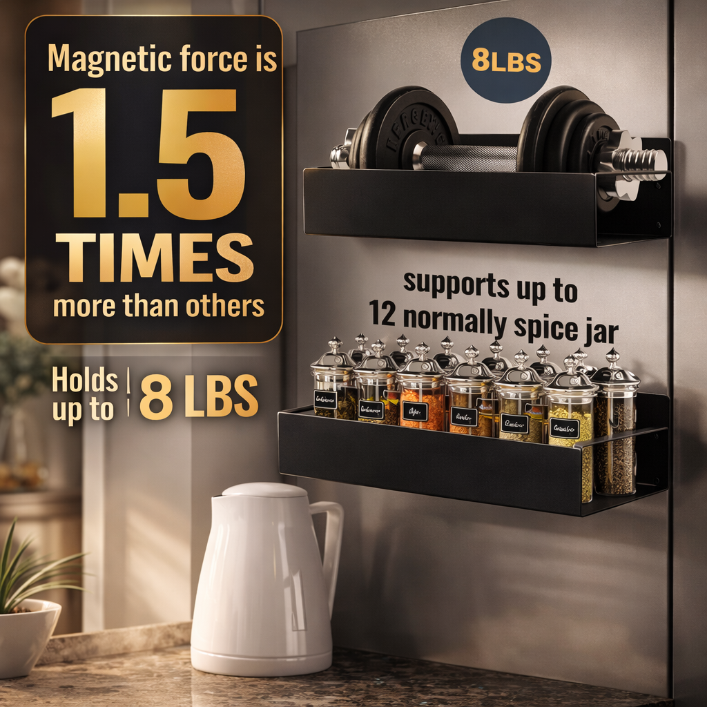 SnapNest® Magnetic Kitchen Organizer (4-Piece Set)