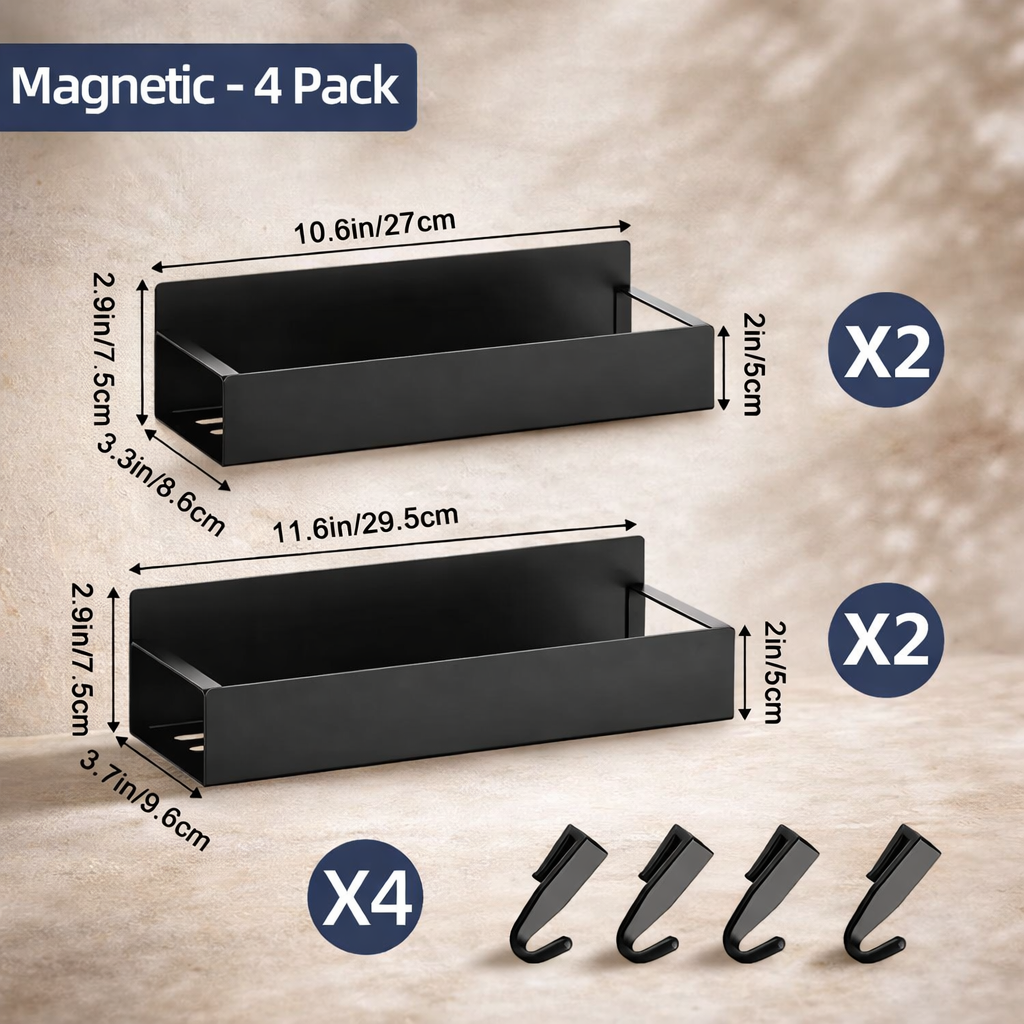 SnapNest® Magnetic Kitchen Organizer (4-Piece Set)