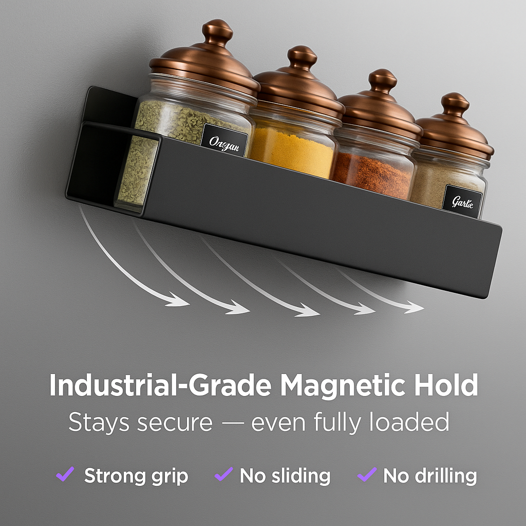 SnapNest® Magnetic Kitchen Organizer (4-Piece Set)