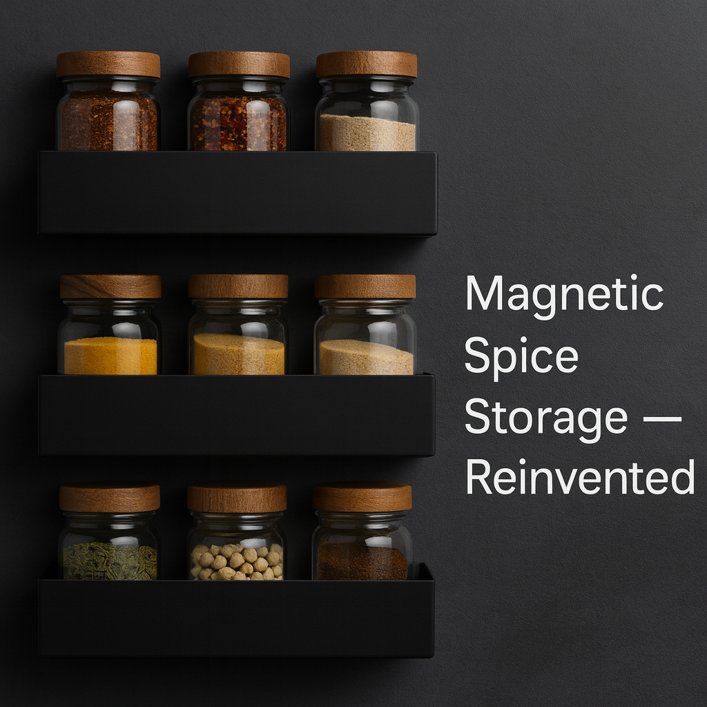 SnapNest® Magnetic Kitchen Organizer (4-Piece Set)